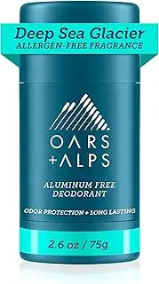 Oars + Alps Natural Deodorant, Allergen-Free Fragrance, Aluminum Free, Alcohol Free, Fights Odours, 80g