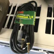 10 Feet Long 1/4" TRS Cable Male to Male Balanced