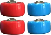 Ｓｉｍｈｏａ 8Pcs Mini Shuffleboard Pucks Set Red and Blue Shuffleboard Accessories Diameter 19 mm Indoor Shuffleboard Games Pucks
