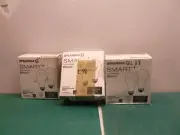 3 boxes SYLVANIA Bluetooth LED Full Color Smart Light Bulb 2 pack - A19 60W (B13