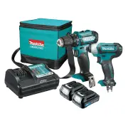 Makita CLX224 - 12V Max 2 Piece Drill/Driver Combo Kit (2 x 1.5Ah)