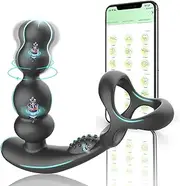 Anal Plug Sex Toys Vibrator Male Anal Plugs Rotate Prostate Masturbator Vibrators Penis Ring Butt Plugs Vibrator APP Sex Toys