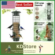 3LB Squirrel Proof Bird Feeder - Durable Metal Mesh for Outdoor Bird Watching