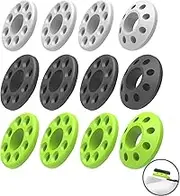 Precision Rings for PS4 PS5, Xbox Series X/S, Xbox One S/X, Swicth Pro Game Controller Accessories Console Rings Aim Assist Ring (silicone-12pcs)