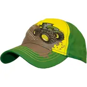 John Deere Tractor Mud Track 100% Cotton Twill Adjustable Cap Toddler One Size