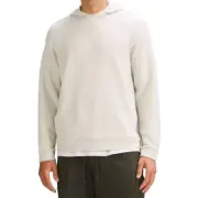 Lululemon Textured Double Knit Hoodie Heathered Bone Sz L