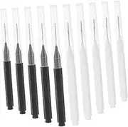 Healeved 60pcs Eyebrow Brushes: Eyelash with Cap Micro Applicators for Brow Lamination and Lash Extensions Compact Makeup Tools for Use Black