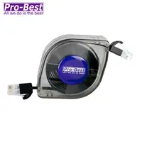 在飛比找PChome24h購物優惠-PRO-BEST 網路捲線器 C5E 8P8C UL材 L=