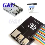 Black/Sliver Aluminum Alloy CNC Enclosure Case DIY For Raspberry Pi 3B 2B B+
