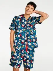 BNWT PETER ALEXANDER MEN CHRISTMAS DISNEY MICKEY SIZE XXXL PJ SET (top + shorts)