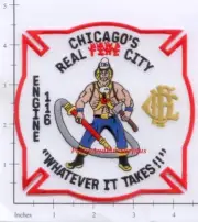 Illinois - Chicago Engine 116 IL Fire Dept Patch - Chicago's Real Fire City