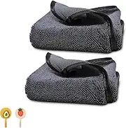 Wisdomer Shiny Bath Drying Towel, Shiny Wipes Bath Drying Towel, Super Absorbent Microfiber Bath Towels, Black Bath Towels for Bathroom,Car Home Office Cleaning (2)