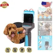 Single Head Flexible Brush for Grooming Doodle and Poodle Coats – Durable Design