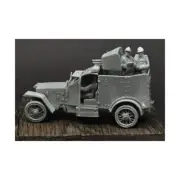 Scibor Historical Mini 1:72 Peugeot w/37mm Gun Crew - 1918 Pack New