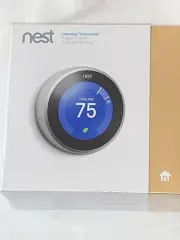 Google Nest 3rd Gen Lrning Thermostat T3007ES S.S. **BRAND NEW IN SEALED BOX**