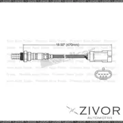 Pre-Cat. Oxygen Sensor For Renault Clio 1.4 K4J 710 4 Cyl * By ZIVOR * (for: Renault)