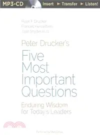 在飛比找三民網路書店優惠-Peter Drucker's Five Most Impo