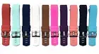 Multicolor Silicone Wrist Strap for Smartwatch Fitbit Charge 2 3 4, Small Size