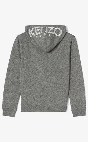 現貨 Nigo 高田賢三 Kenzo 男款雪花灰、灰色套裝 連帽拉鏈外套＋運動縮口棉褲、長褲。