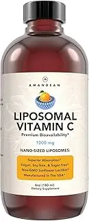 Liquid Liposomal Vitamin C 1000mg Supplement. Real Liposomes, not capsules. Antioxidant Delivery. Increased Bioavailability. Immune Support, Skin Health, Collagen Production. Soy-Free, Vegan, Non-GMO.