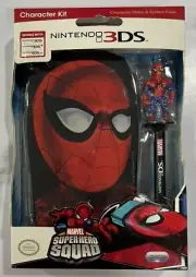 Spider-Man Super Hero Squad Nintendo 3Ds System Case And Character Stylus