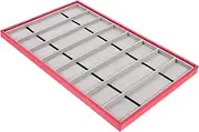 ANDRESLAD Portable Slot Watch Display Organizer Tray Multifunctional Jewelry Storage Case for Watches Necklaces Bracelets Jewelry Enthusiasts and Collectors