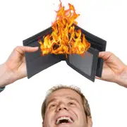 Fire Wallet Magic Trick~Real Flames from Leather Wallet~Hot Money Comedy Prop