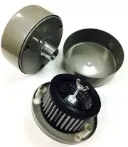 2 PACK - 1'' AIR COMPRESSOR INTAKE FILTER SILENCER FILTER 1" MALE PIPE THREAD
