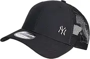 New Era MLB NY Yankees Flawless 9Forty Trucker Cap, Black, One Size