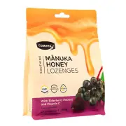 Comvita Soothing Manuka Honey Lozenges - Elderberry X 40
