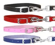 Beau Pets - Puppy - Collar & Lead Set - Leather - Black