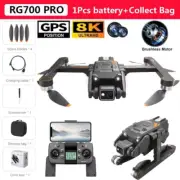 New RG700 Pro GPS Drone 8K Professional Hd Dual Camera 5G Wifi Obstacle Avoidanc