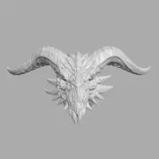Dragonborn Warrior v3 custom head for Mythic Legions & other action figures