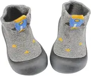 [Generic] Toddler Boy Canvas Shoes Infant Shoes Toddler Indoor Walkers Baby Cute Animals First Casual Socks Elastic Baby Shoes Girls 4 5t Shoes