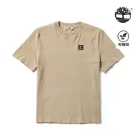 在飛比找momo購物網優惠-【Timberland】男款米色短袖休閒T恤(A42P5DH