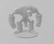 Mithral Golem - DND - Pathfinder - Dungeons & Dragons - RPG - Tabletop - mz4250-