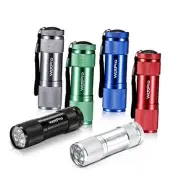 LED Mini Flashlights, Super Bright Flashlight with Lanyard, Assorted Colors -