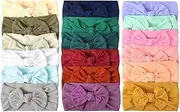 18PCS Baby Nylon Headbands, Bow Elastics Hair Bands for Baby Girls Newborn Infant Toddlers Kids, Headbands