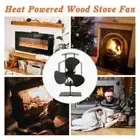 Efficient High-temperature Fire Burning Stove Fan Fireplace Fan Log Wood Burner