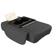 Mwqpgyh Car Armrest Organizer - Car Armrest Organizer Center Console Cover - Soft Auto Center Console Armrest Pillow for Car Trucks