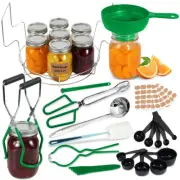 Canning Supplies Starter Kit, All-in-one Canning Kit with Rack, Home Canning Set