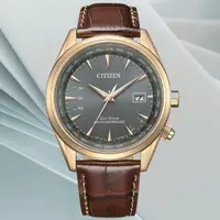 在飛比找momo購物網優惠-【CITIZEN 星辰】GENTS系列 電波對時 光動能腕錶