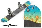 Snowboard Tip Decal Graphics sticker fits Burton,Capita,K2,GNU,LIB - SUNFLOWER