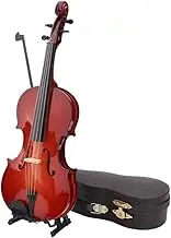 HONITANO Mini Violin Crafts Model Brown Desktop Decoration for Home Adornment Photography Props Creative for Friends Family Chic Musical Instrument Design