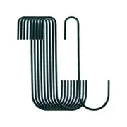Hanging Basket Hooks Powder Coated Easy Hang Remove 225mm - 10pcs