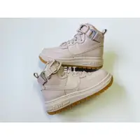 在飛比找蝦皮購物優惠-NIKE W AF1 1 HI UT 2.0 玫瑰粉 皮革 