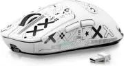 Wireless Gaming Mouse + Griptape, 49g Triple Mode Ergonomic Computer Mouse