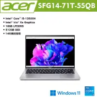 在飛比找博客來優惠-Acer 宏碁 Swfit Go SFG14-71T-55Q