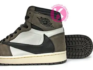 2019 限量發售 饒舌歌手 Travis Scott 設計 NIKE AIR JORDAN 1 HIGH OG TS SP 咖啡 倒勾 牛巴戈 嘻哈 AJ 零錢口袋 RETRO (CD4487-100) !