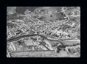 The town Kendal from the east England 1930s OLD PHOTO
